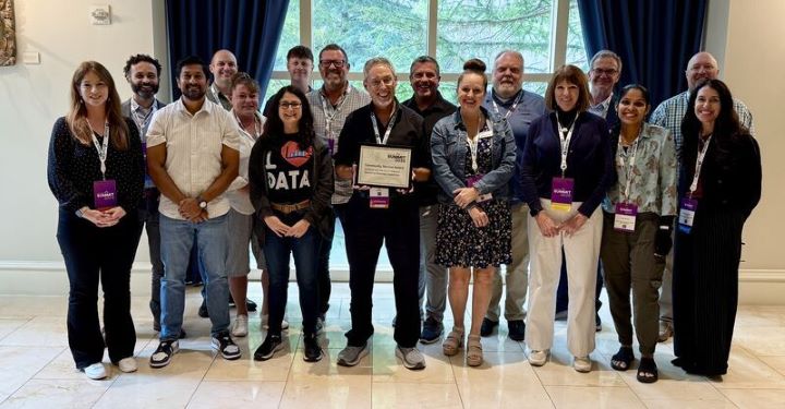 Members of  1EdTech Consortium, the Ed-Fi Alliance and the Rostering Steering Committee gather at the 2025 Ed-Fi Summit