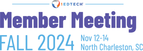 1EdTech Fall Member Meeting 2024 logo